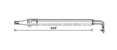 AVA QUALITY COOLING ms3684 -  Масляный радиатор, рулевое управление